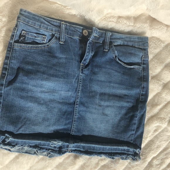Denim Mini Skirt - Picture 4 of 6
